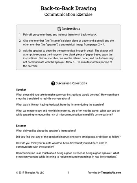 Communication Exercise Drawing 的图像结果