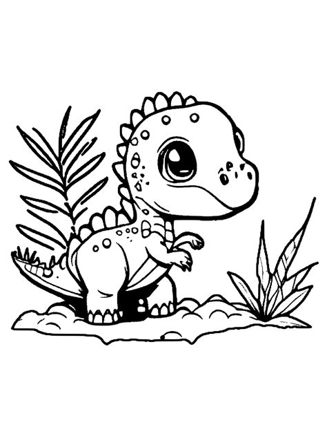 Cute Dinosaur Coloring Pages [2025]