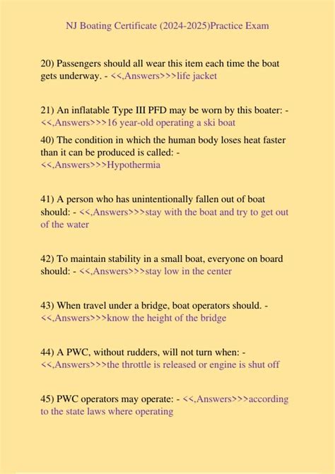 NJ Boating Certificate ()Practice Exam - NJ Boating Certificate ...