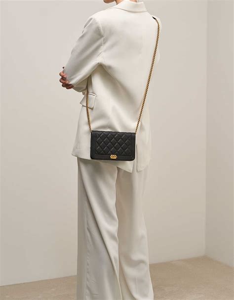 Chanel Boy kleine Tasche Caviar-Leder Schwarz | SACLÀB