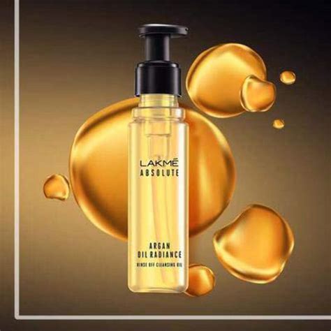 Buy Lakme Absolute Argan Oil Radiance Rinse Off Cleansing Oil, 60 ml ...