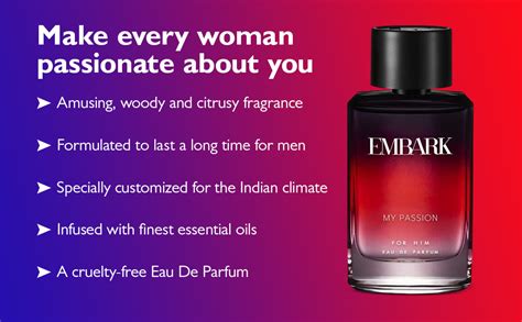 Buy EMBARK My Passion For Him, Liquid Perfume For Men - 100Ml | Premium ...