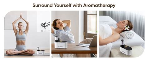 HANNEA® Waterless Oil Diffusers for Home Smart Timered Aromatherapy ...