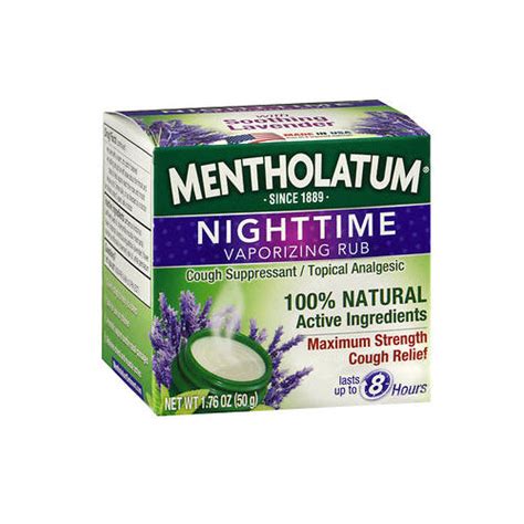 Buy Mentholatum Nighttime Vaporizing Rub 1.76 Oz Online at low price ...