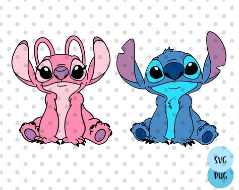 Stitch & Angel SVG Bundle, Stitch Couple Svg, Stitch Love Svg, Angel Svg, Stitch Angel Svg ...