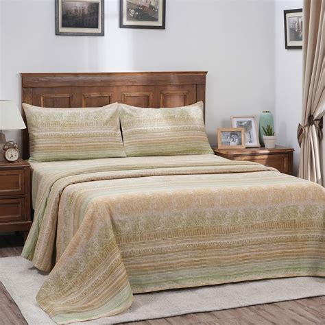 Buy MASPAR Indigenous Artisan Cotton 300TC Printed 3Pcs Super King ...