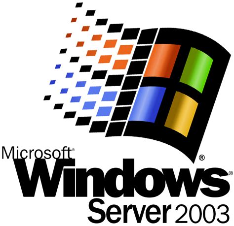 Microsoft Windows Server 2003 logo - 1990