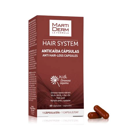 Hair System Anti Hair-Loss Capsules - 60 units - MartiDerm the brand in ...