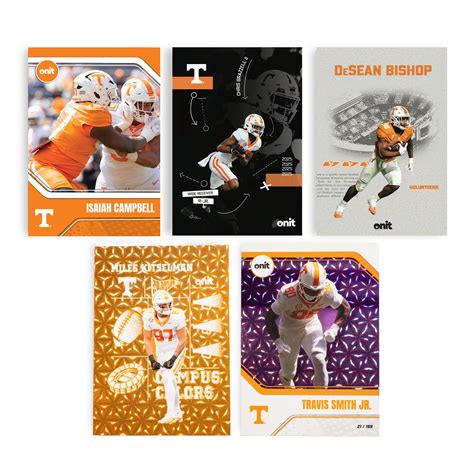 University of Tennessee Football 2025 Trading Cards - Platinum Box (Gu