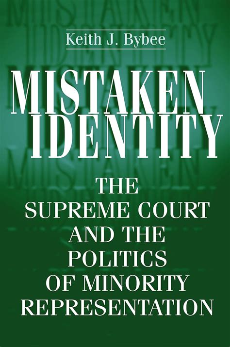 Buy Mistaken Identity – The Supreme Court & the Politics of Minority ...