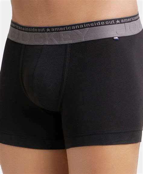 Buy Super Combed Cotton Elastane Solid Trunk with Ultrasoft Waistband ...