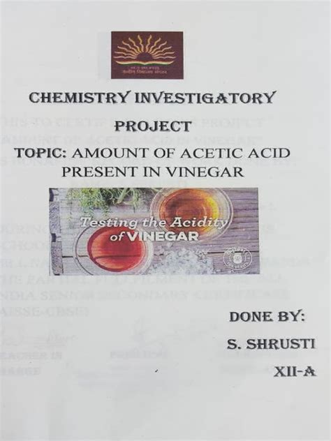 Image result for Investigatory Project Examples