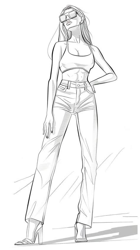 Image result for Top Model Coloring Book