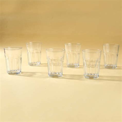 Modena Water Glass Marocco 280 Ml (Set Of 6) – Wonderchef