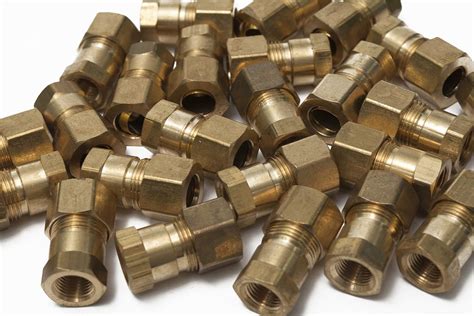 LTWFITTING Brass 3/8-Inch OD x 1/8-Inch Female NPT Compression ...