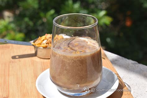 Muesli dates milkshake-How to make-Step by step photos