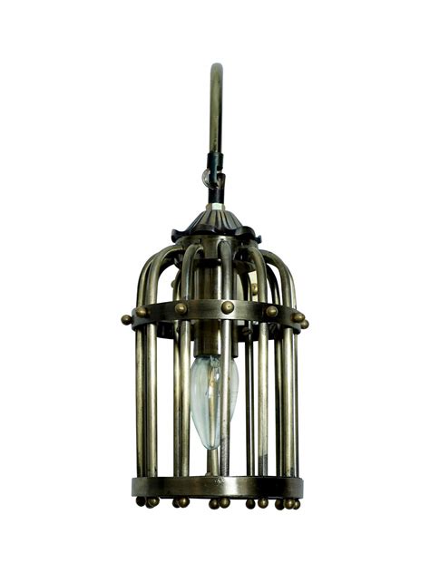 Fos Lighting Gold Antique Finish Small 13 Inch Birdcage Steel Wall Lamp ...