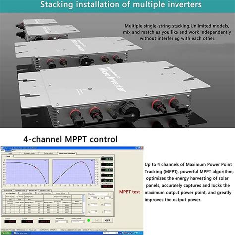 GZEZHA Micro Inverter. IP65 WiFi Control Self India | Ubuy