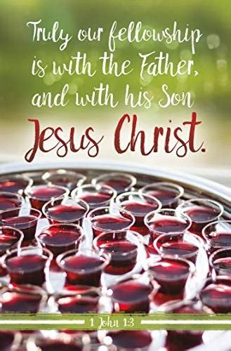 Communion Bulletin -"Truly Our Fellowship Is With The Father" KJV ...