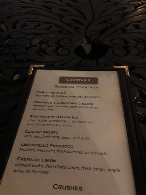 Menu at Red Brick Station pub & bar, White Marsh, Honeygo Blvd