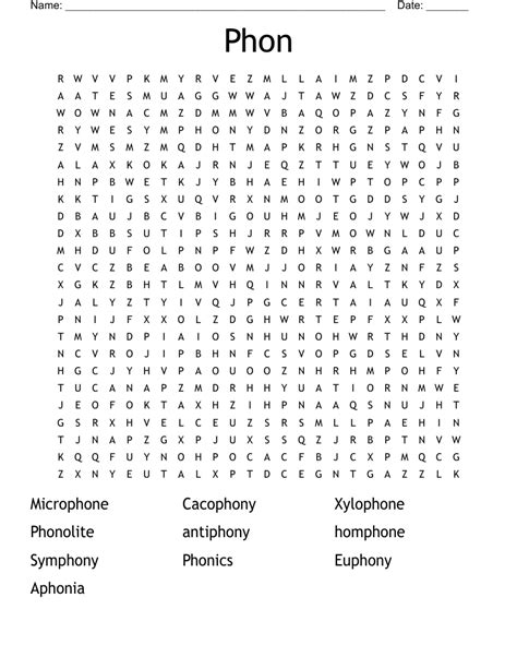 Phon Word Search - WordMint
