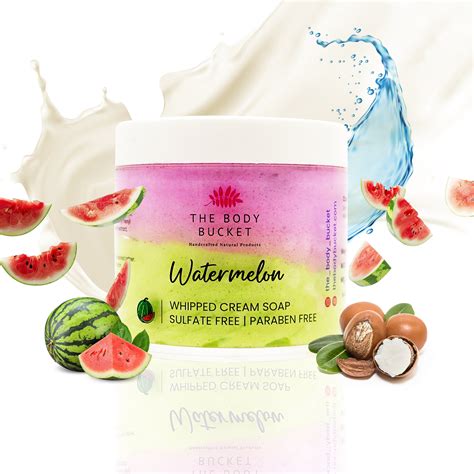 Water Melon Whipped Cream Soap – 100 gm – The Body Bucket