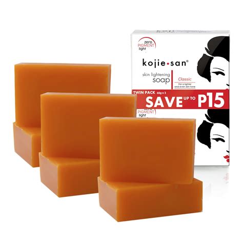 Buy Kojie San Skin Lightening Soap (6 Bars of 65g) Online at ...