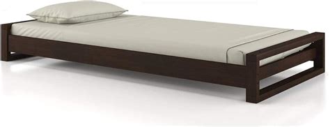 RAJGHARANA Sheesham Wood Low Height Single Size Bed Without Storage ...