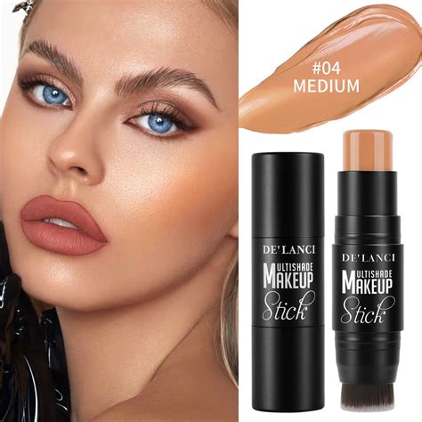 Buy 2022 Upgrade Cream Contour Stick with Built-In Brush,3 In 1 ...