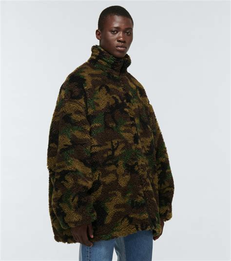 Balenciaga - Camouflage fleece jacket Balenciaga