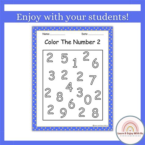 Multiple Math Activities About Number Two For Kindergarten And 1st ...