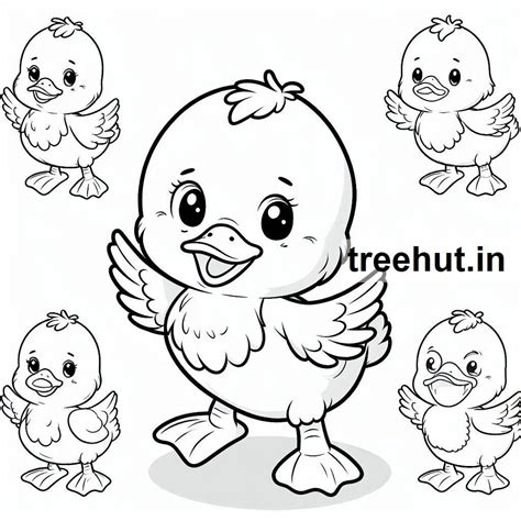 Duck Coloring Pages