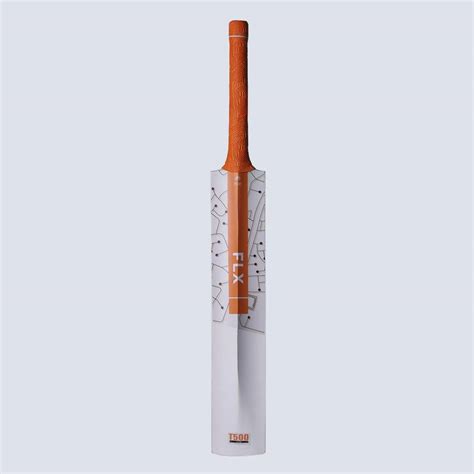 FLX by Decathlon T 500 LITE ADULT TENNIS BALL CRICKET BAT ORANGE ...