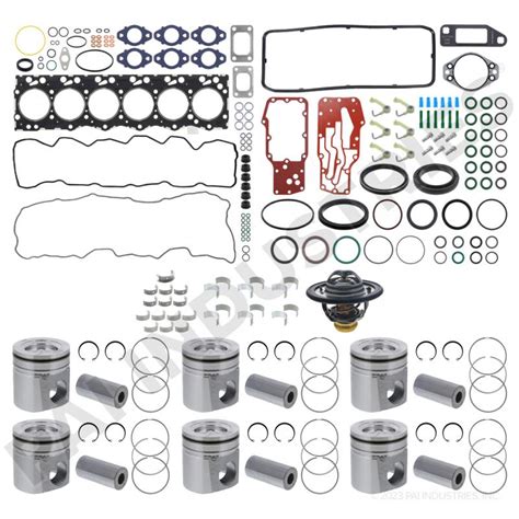PAI ISB610-076 CUMMINS N/A ENGINE OVERHAUL KIT (6 ISB / QSB) STD / STD ...