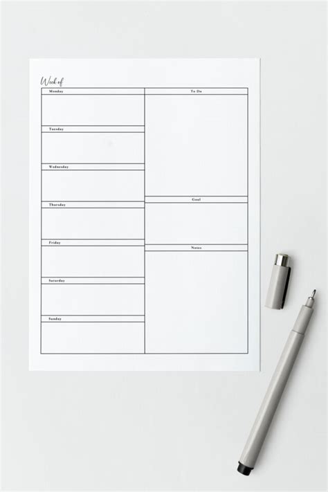 Weekly Planner Printable 的图像结果