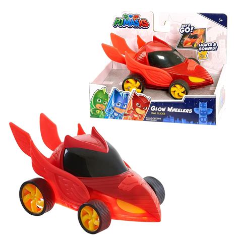JP PJ Masks JPL95672PJ Masks Glow Wheelers-Owlette : Amazon.in: Toys ...