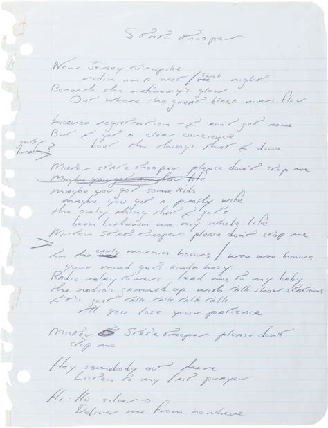 Image result for Bruce Springsteen State Trooper