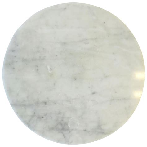 Italian Carrara Marble Lazy Susan at 1stDibs