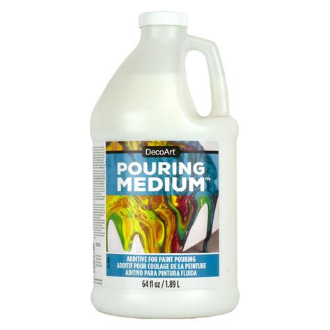 Decoart Acrylic Paint 64oz Pouring Medium | Jerry's Artarama