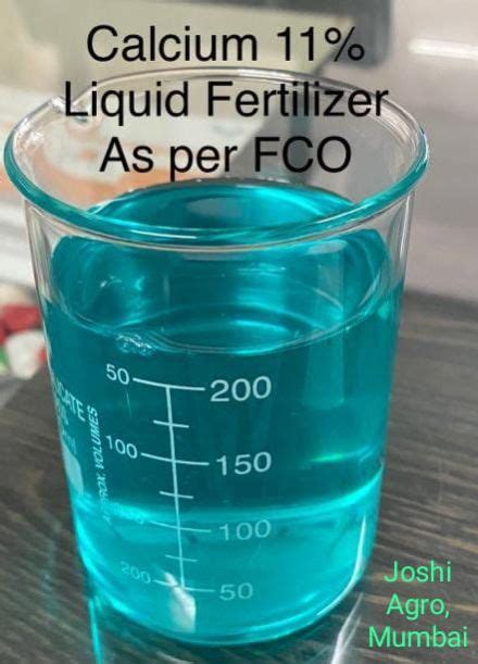 Liquid Calcium Concentrate Manufacturer, Supplier from Mumbai