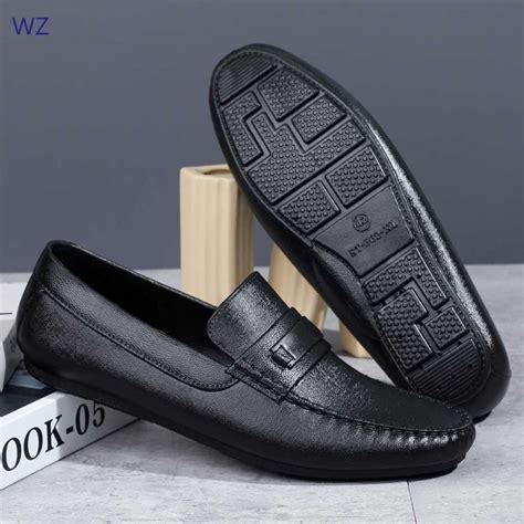 shuta Men's Black Shoes Rubber Weighty Waterproof and Comfortable Boy ...