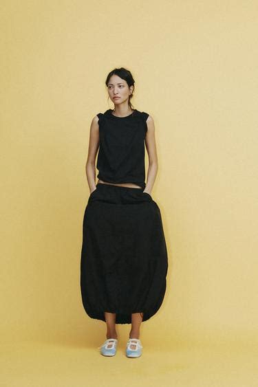 Women's Black Skirts | ZARA India
