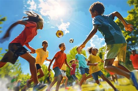 Kids Doing Sports 的图像结果