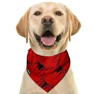 Pet Bandana Scarf for Dogs Cats Small Medium Large Size (Spiderman ...
