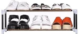 Kybero 5 Door 10 Shelf Plastic Metal Plastic, Metal Collapsible Shoe ...