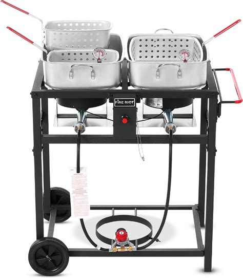 Amazon.com: ZPL Kitchenware Deep Fryer - Propane Deep Fryer for Outdoor ...