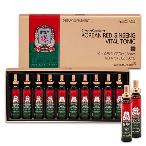 Buy CheongKwanJang [Korean Red Ginseng Vital Tonic Gift Set Energy ...