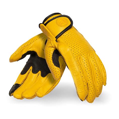 Royal Enfield Summer Riding Womens Gloves (Yellow)– Moto Central