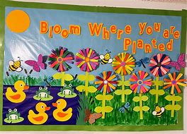 Image result for Cute Spring Bulletin Board Ideas