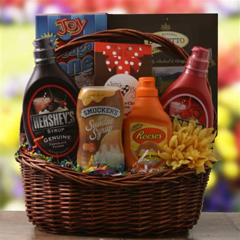 ice cream gift basket ideas